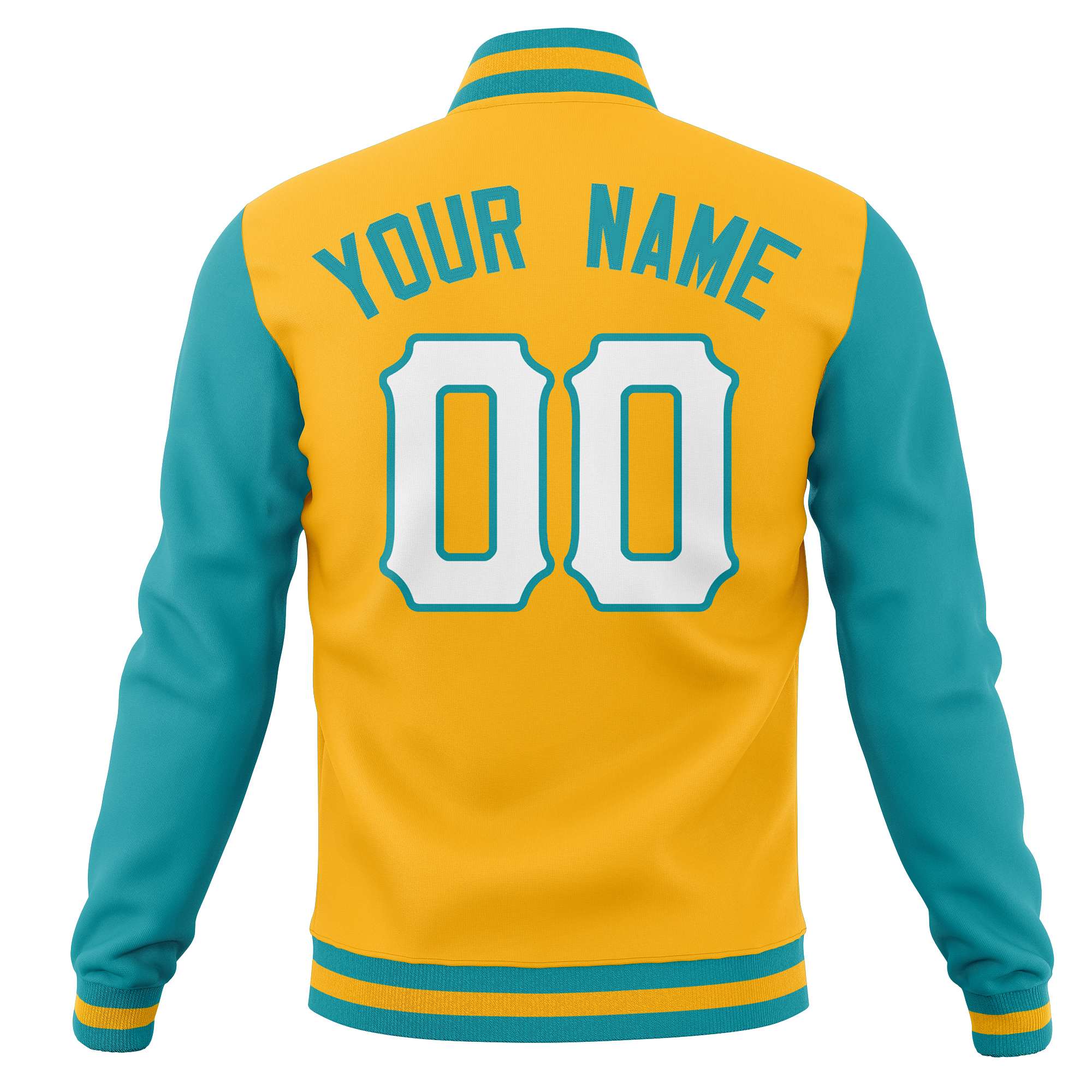 Custom Full-Snap Varsity Bomber Baseball Jackets Stitched Name Number