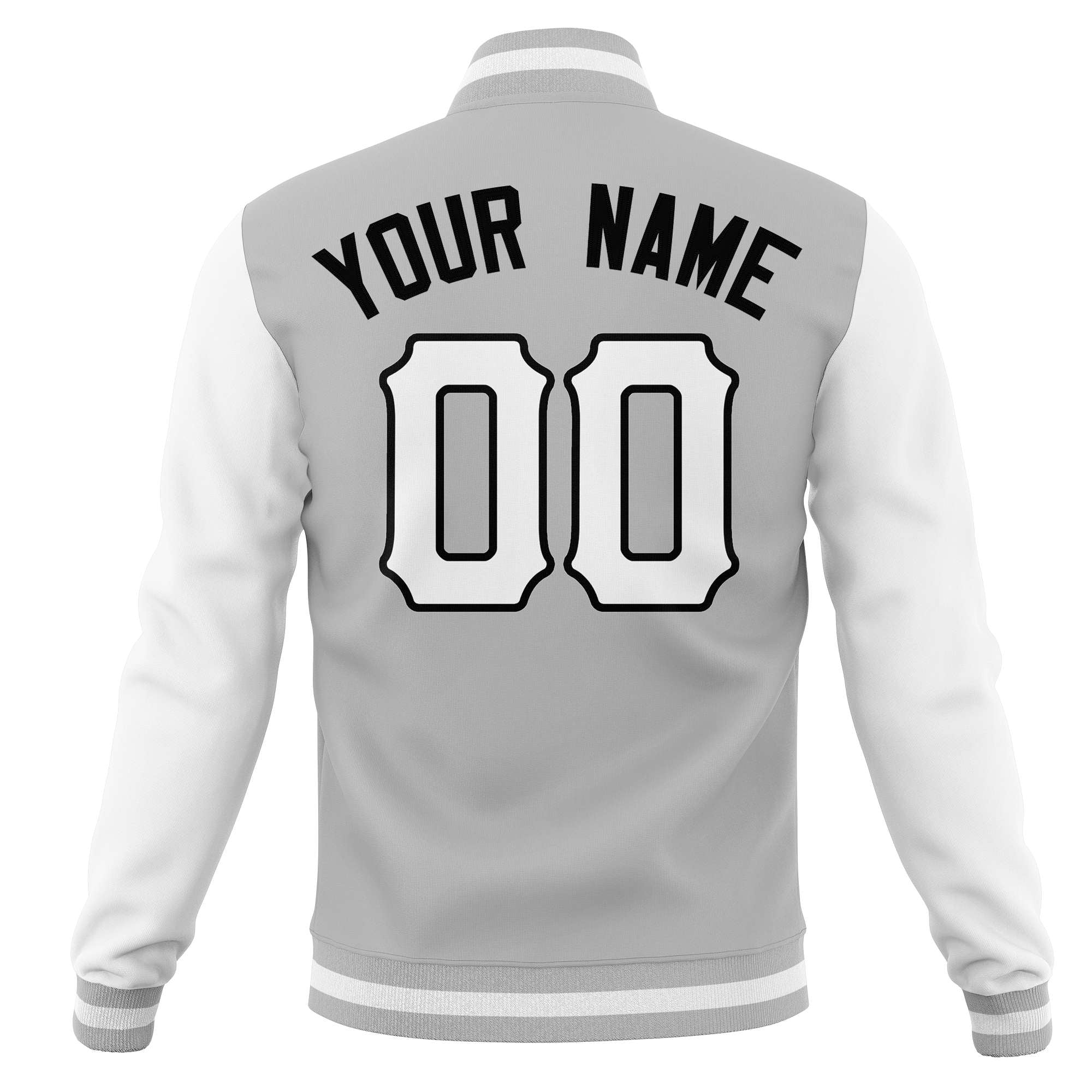 Custom Full-Snap Varsity Bomber Baseball Jackets Stitched Name Number