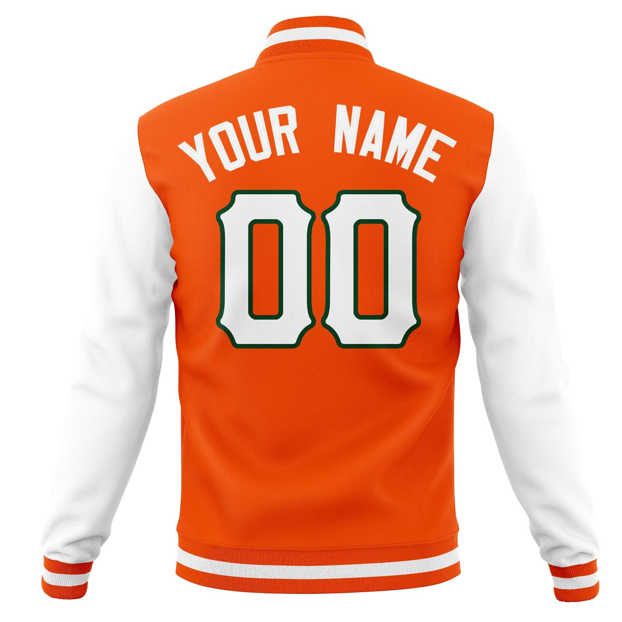 Custom Full-Snap Varsity Letterman Baseball Jackets Personalized Cotton Blend Coats