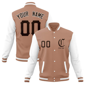 Custom Full-Snap Varsity Bomber Baseball Jackets Personalized Coats