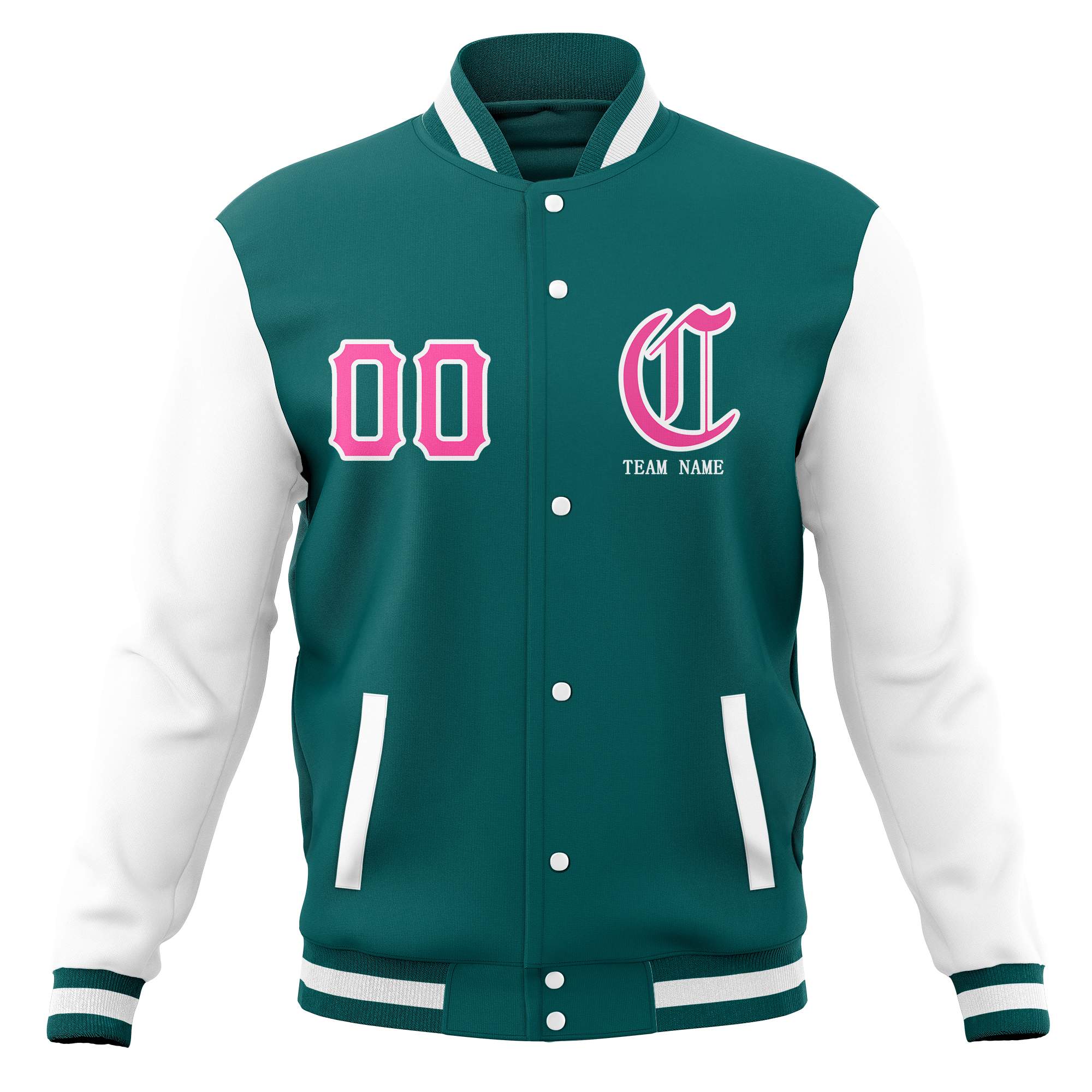 Custom Full-Snap Varsity Letterman Jackets Personalized Baseball Coats