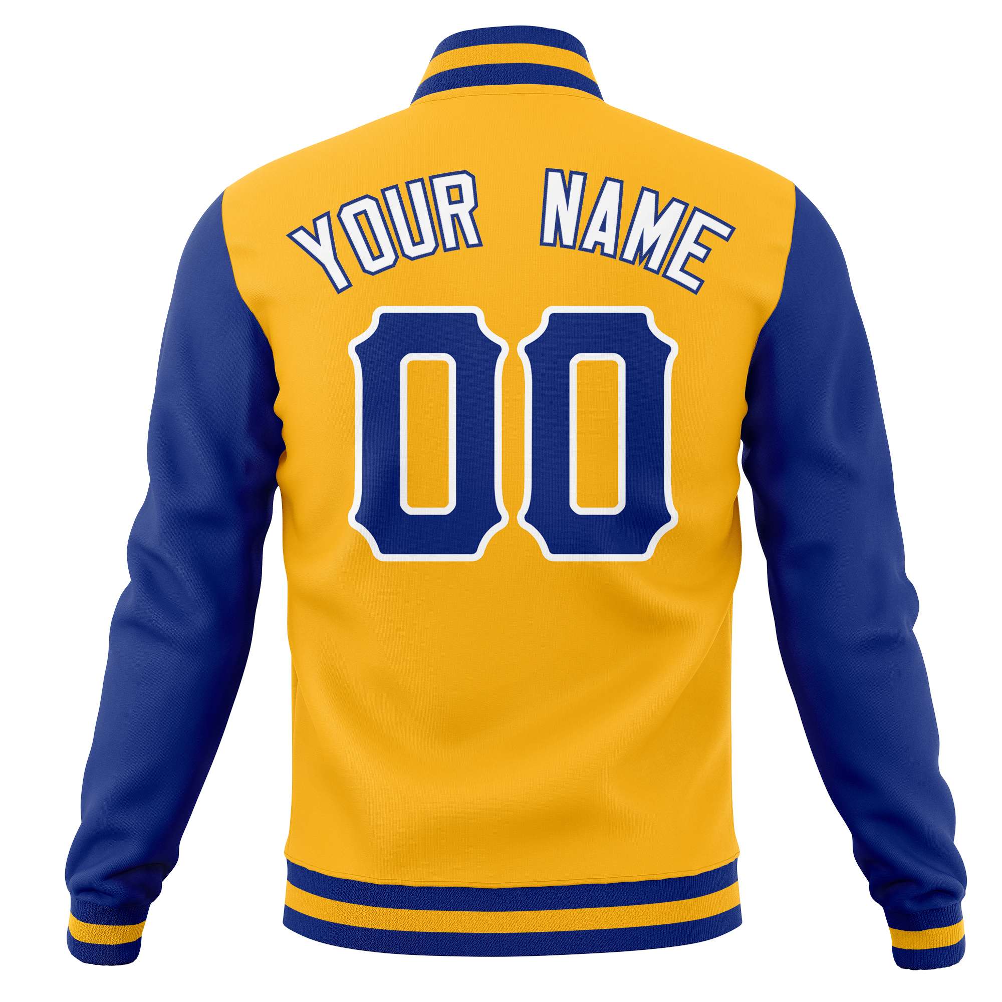 Custom Full-Snap Varsity Letterman Baseball Jackets Personalized Coats Stitched Name Number