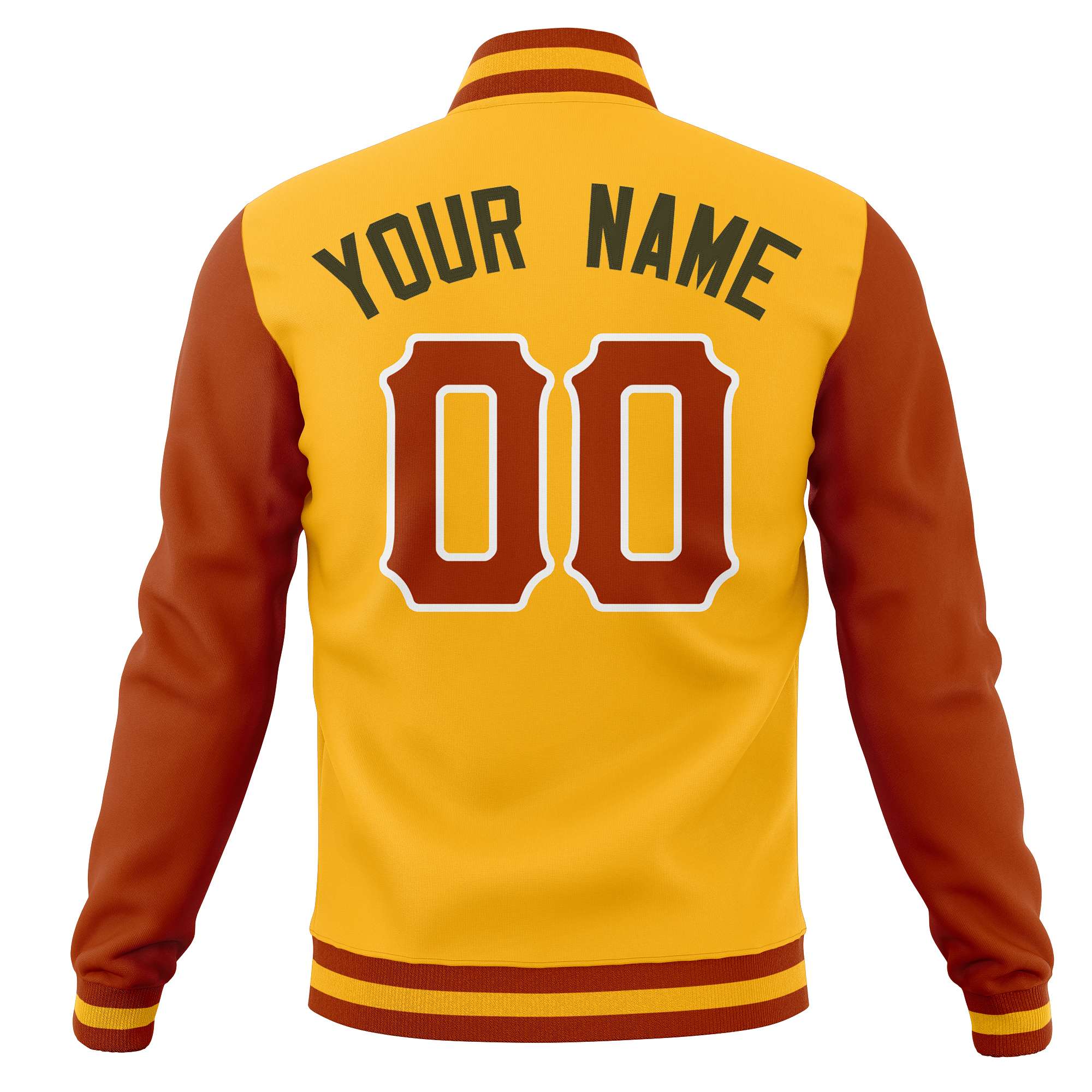 Custom Full-Snap Varsity Letterman Baseball Jackets Personalized Cotton Blend Coats