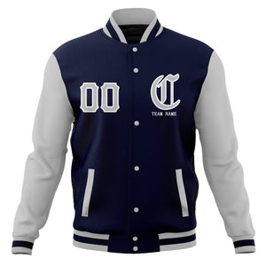 Custom Full-Snap Varsity Bomber Baseball Jackets Personalized Coats