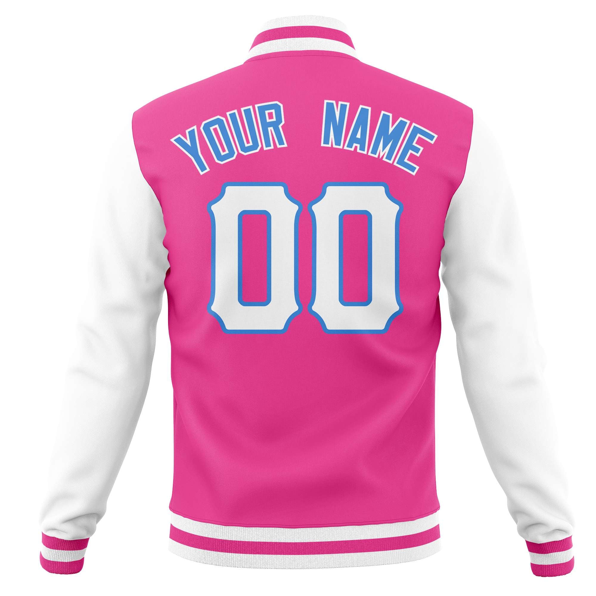 Custom Full-Snap Varsity Letterman Baseball Jackets Personalized Cotton Blend Coats