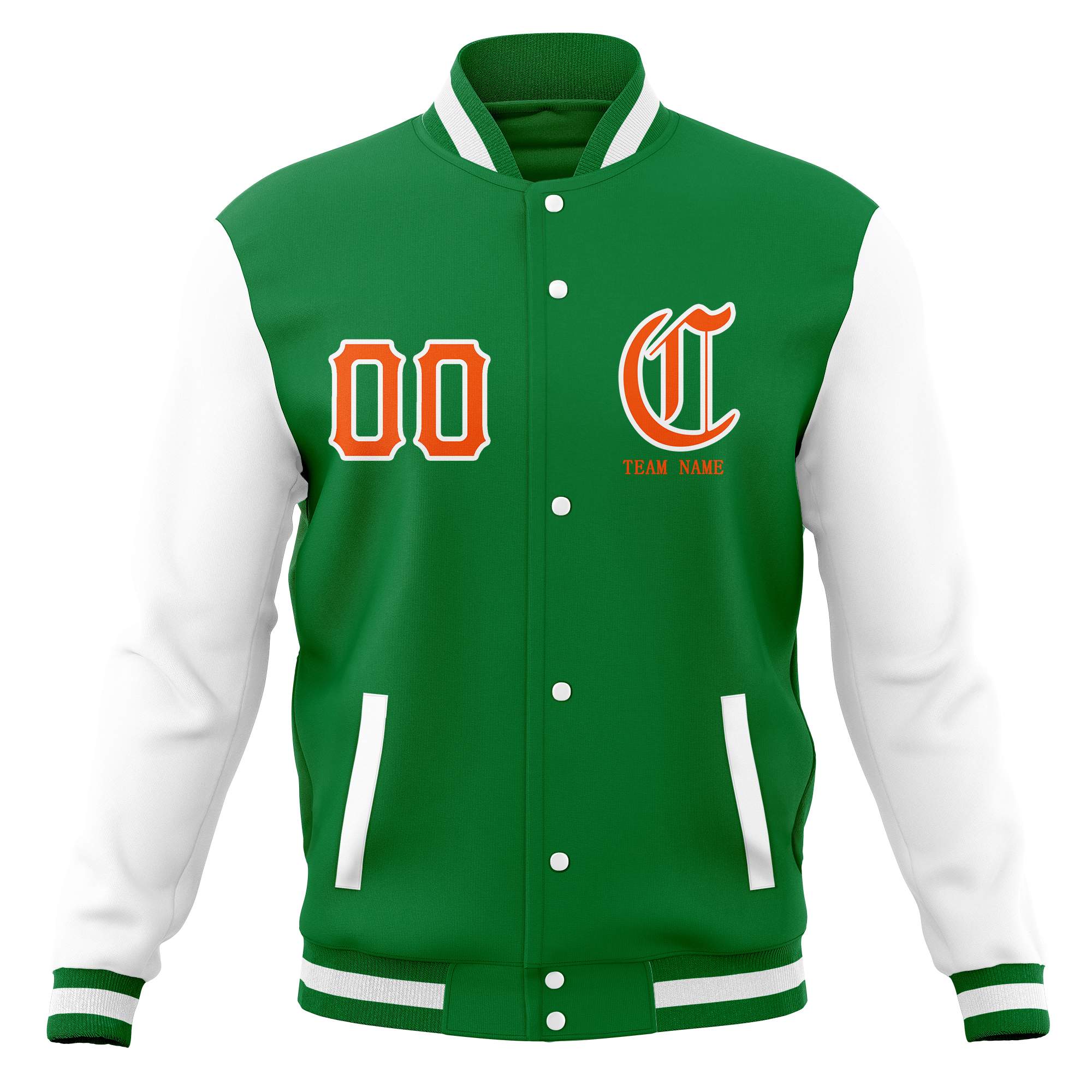 Custom Full-Snap Varsity Letterman Jackets Personalized Baseball Coats