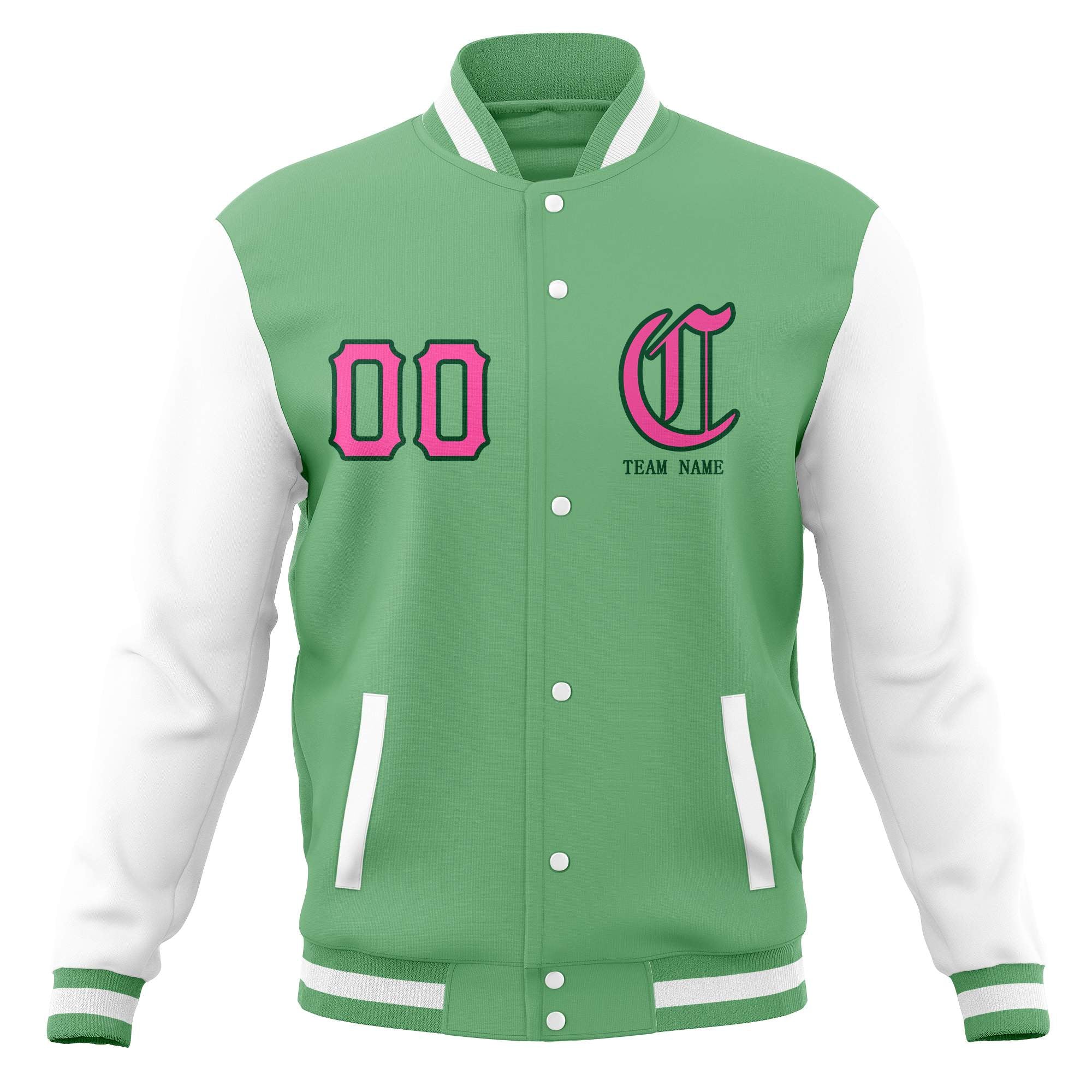 Custom Full-Snap Varsity Letterman Jackets Personalized Baseball Coats