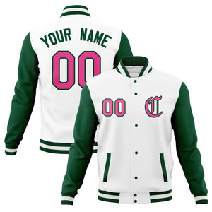 Custom Men's Full-Snap Baseball Coats Varsity Letterman Jackets