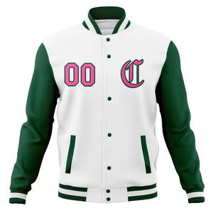 Custom Men's Full-Snap Baseball Coats Varsity Letterman Jackets