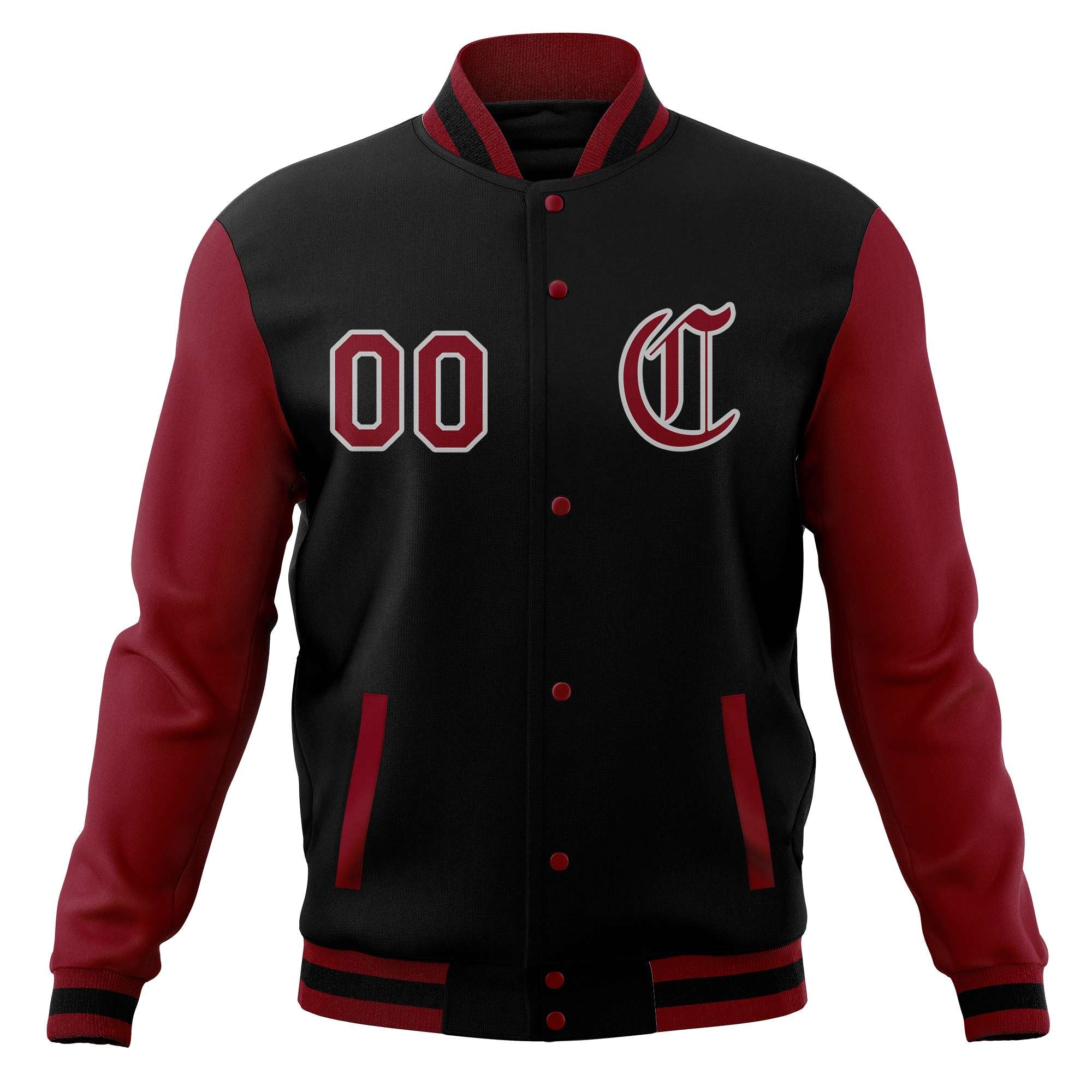 Manteaux de baseball personnalisés pour hommes, vestes universitaires Letterman