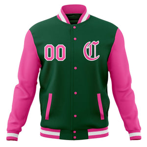 Custom Men's Full-Snap Baseball Coats Varsity Letterman Jackets