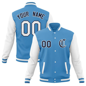 Custom Men's Full-Snap Baseball Coats Varsity Letterman Jackets