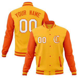 Custom Men's Full-Snap Baseball Coats Varsity Letterman Jackets