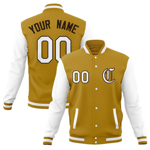 Custom Men's Full-Snap Baseball Coats Varsity Letterman Jackets