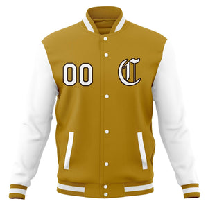 Custom Men's Full-Snap Baseball Coats Varsity Letterman Jackets