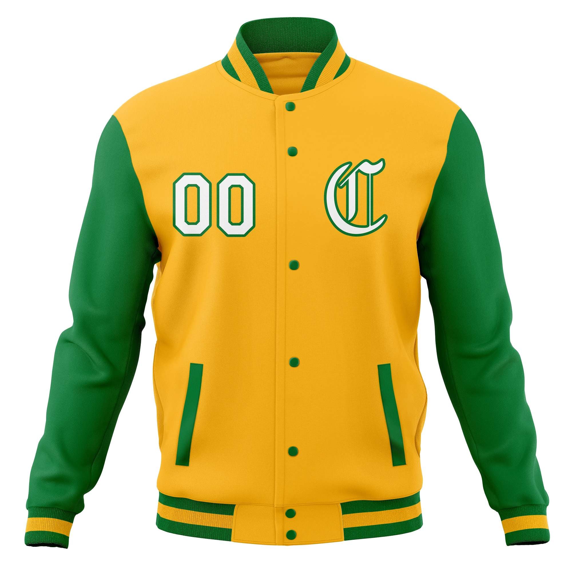 Custom Varsity Letterman Baseball Jackets Personalized Full-Snap Stitched Coats for Men Women