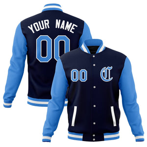 Custom Men's Full-Snap Baseball Coats Varsity Letterman Jackets