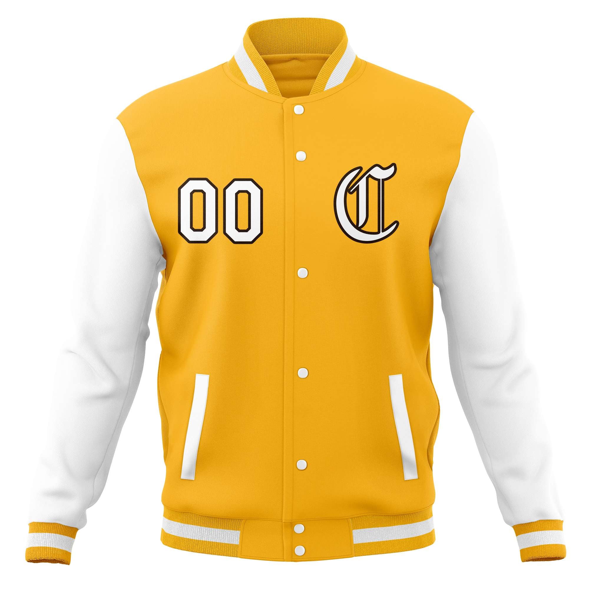 Vestes de baseball personnalisées Varsity Letterman, manteaux cousus à pression complète pour hommes et femmes