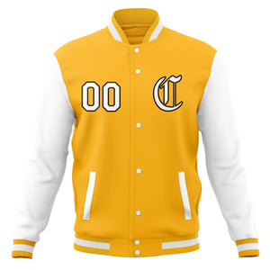 Custom Varsity Letterman Baseball Jackets Personalized Full-Snap Stitched Coats for Men Women