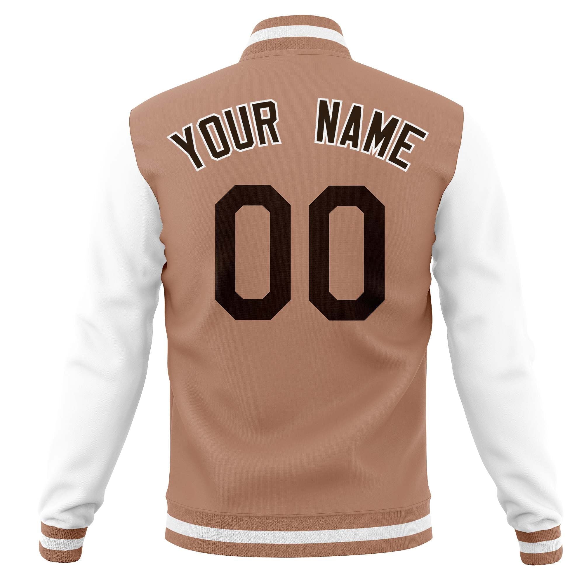 Custom Full-Snap Baseball Coats Personalized Varsity Letterman Jackets with Raglan Sleeves