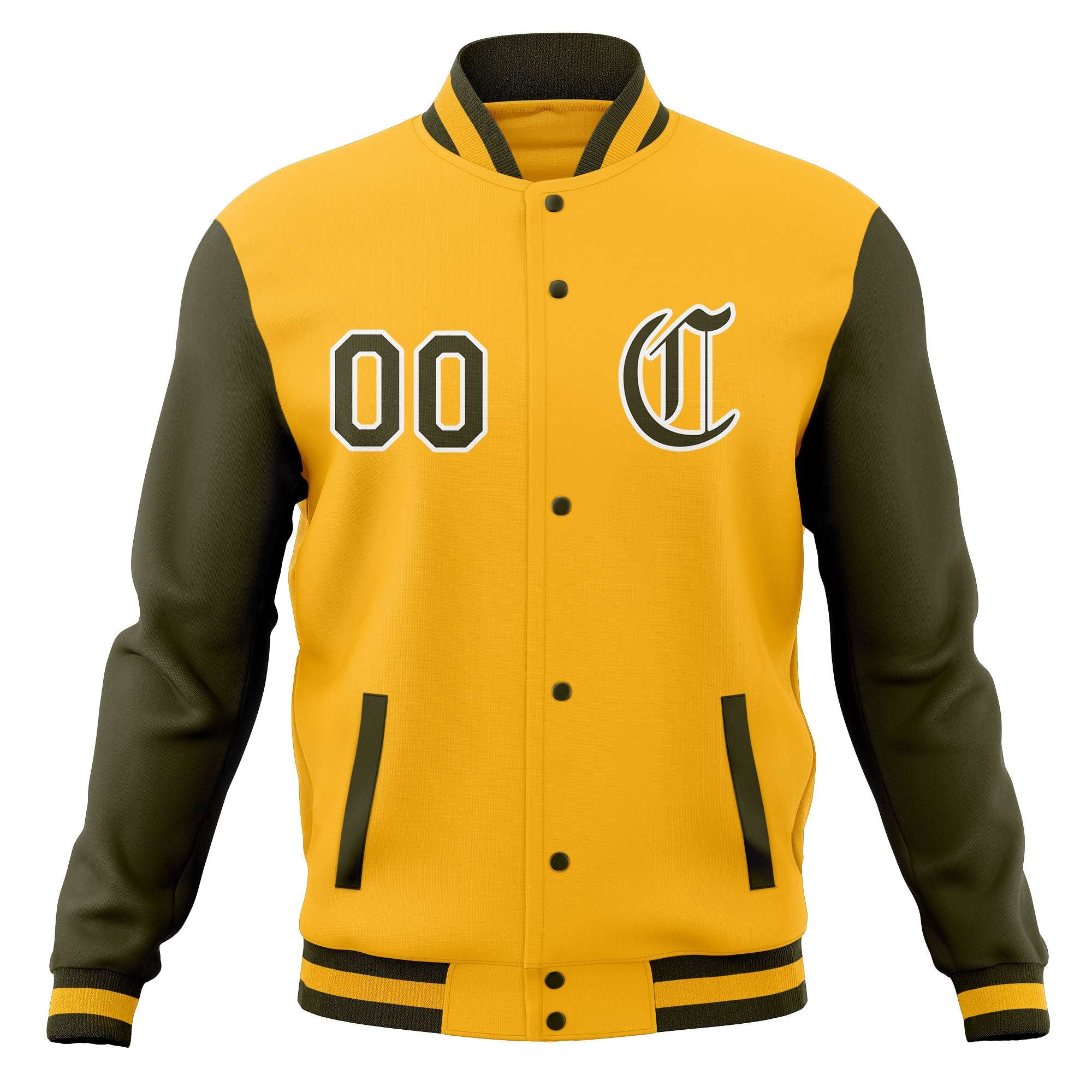 Custom Varsity Letterman Baseball Jackets Personalized Full-Snap Stitched Coats for Men Women