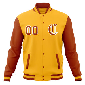 Vestes de baseball personnalisées Varsity Letterman, manteaux cousus à pression complète personnalisés pour adultes