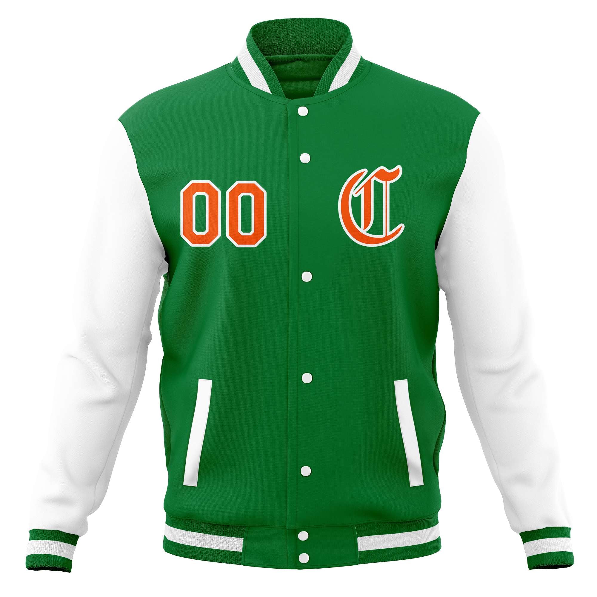 Custom Varsity Letterman Baseball Jackets Personalized Full-Snap Stitched Coats for Adults