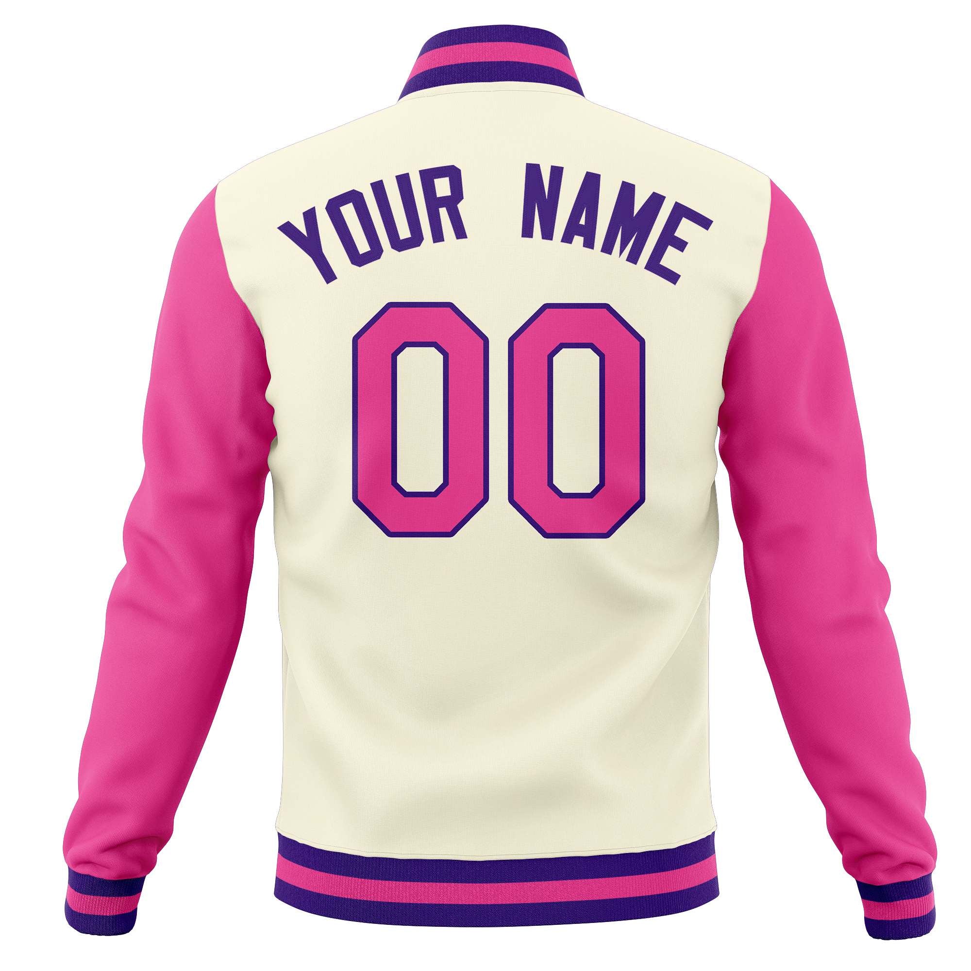 Custom Varsity Letterman Baseball Jackets Personalized Full-Snap Stitched Coats for Men Women