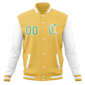 Custom Varsity Letterman Baseball Jackets Personalized Full-Snap Stitched Coats for Men Women