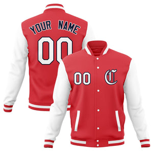 Custom Men's Full-Snap Baseball Coats Varsity Letterman Jackets