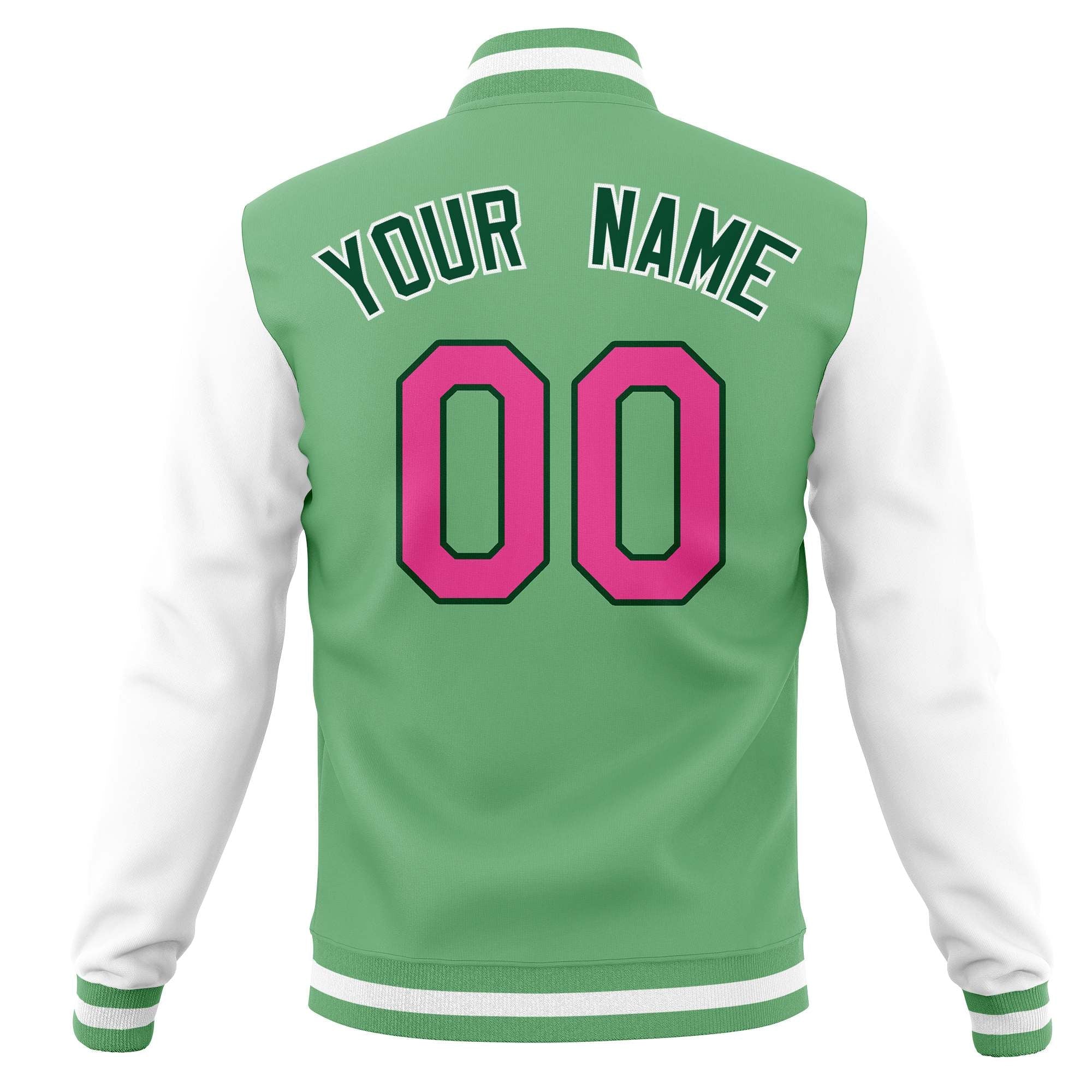 Custom Varsity Letterman Baseball Jackets Personalized Full-Snap with Raglan Sleeves