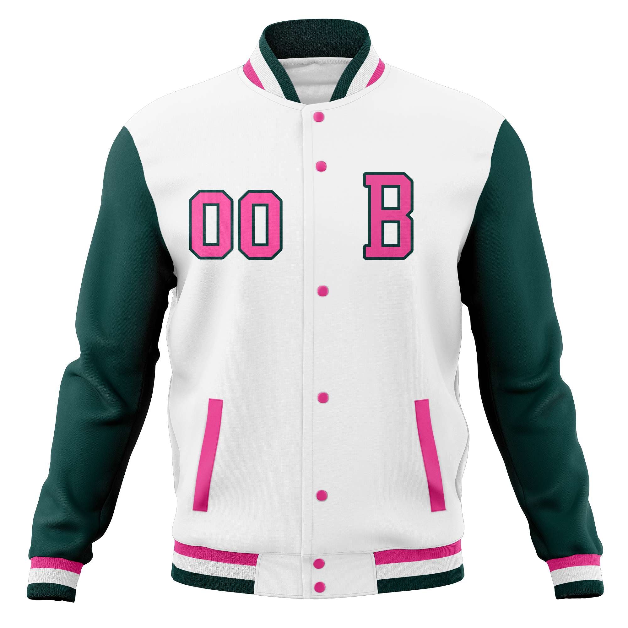 Custom Full-Snap Baseball Coats with Personalized Stitched Varsity Letterman Jacket