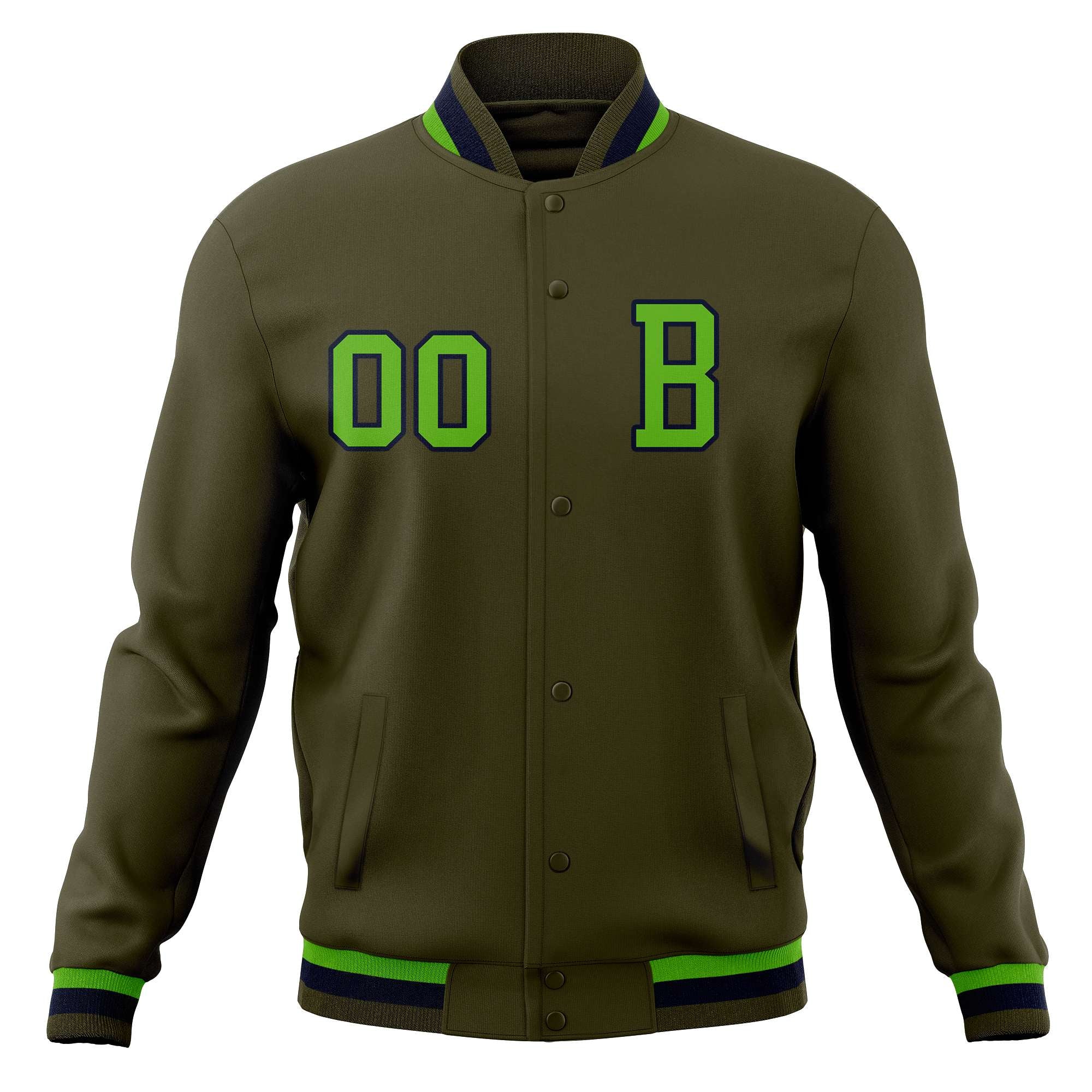 Custom Personalized Stitched Varsity Letterman Jacket and Full-Snap Baseball Coats