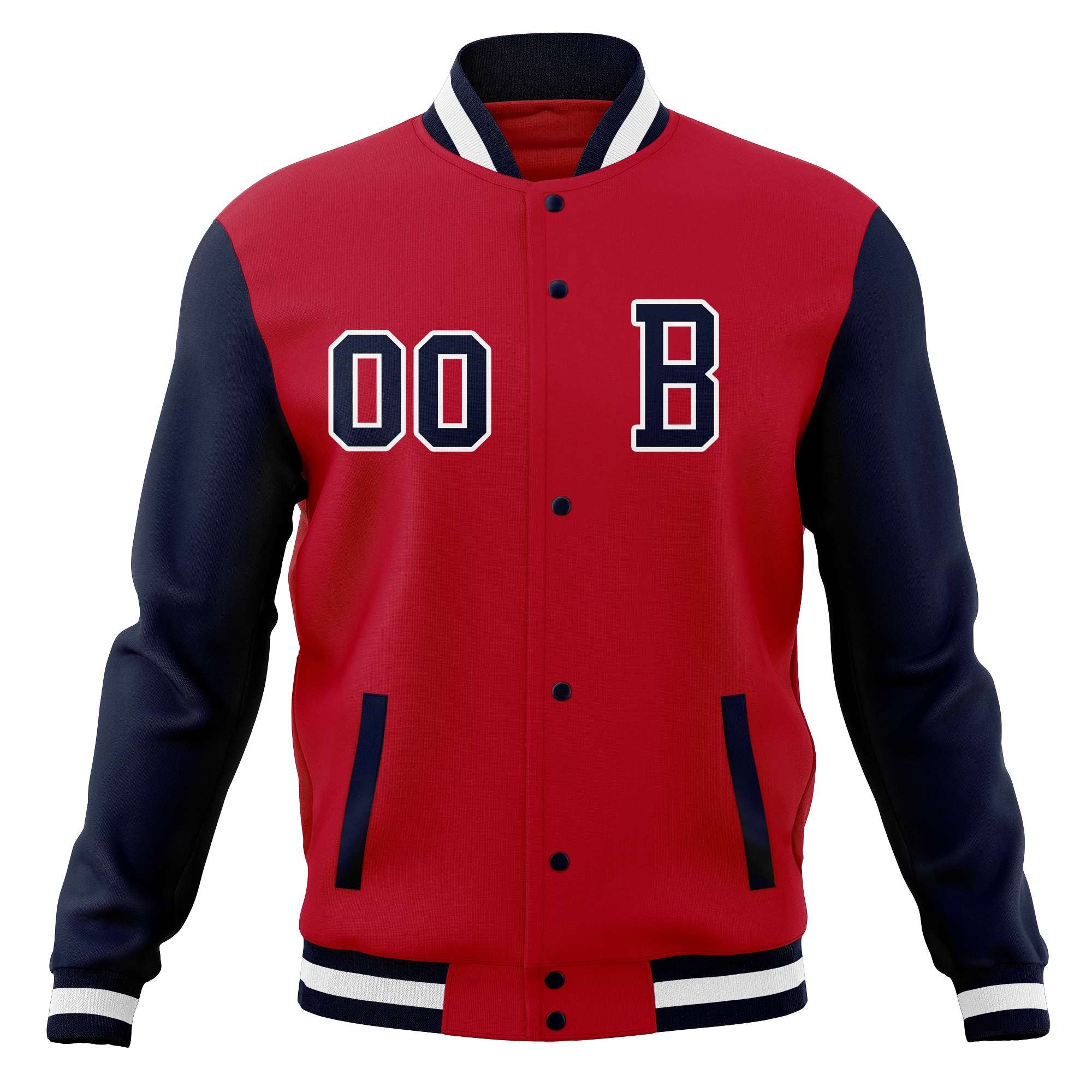 Manteaux de baseball personnalisés à boutons-pression, vestes Letterman universitaires fabriquées