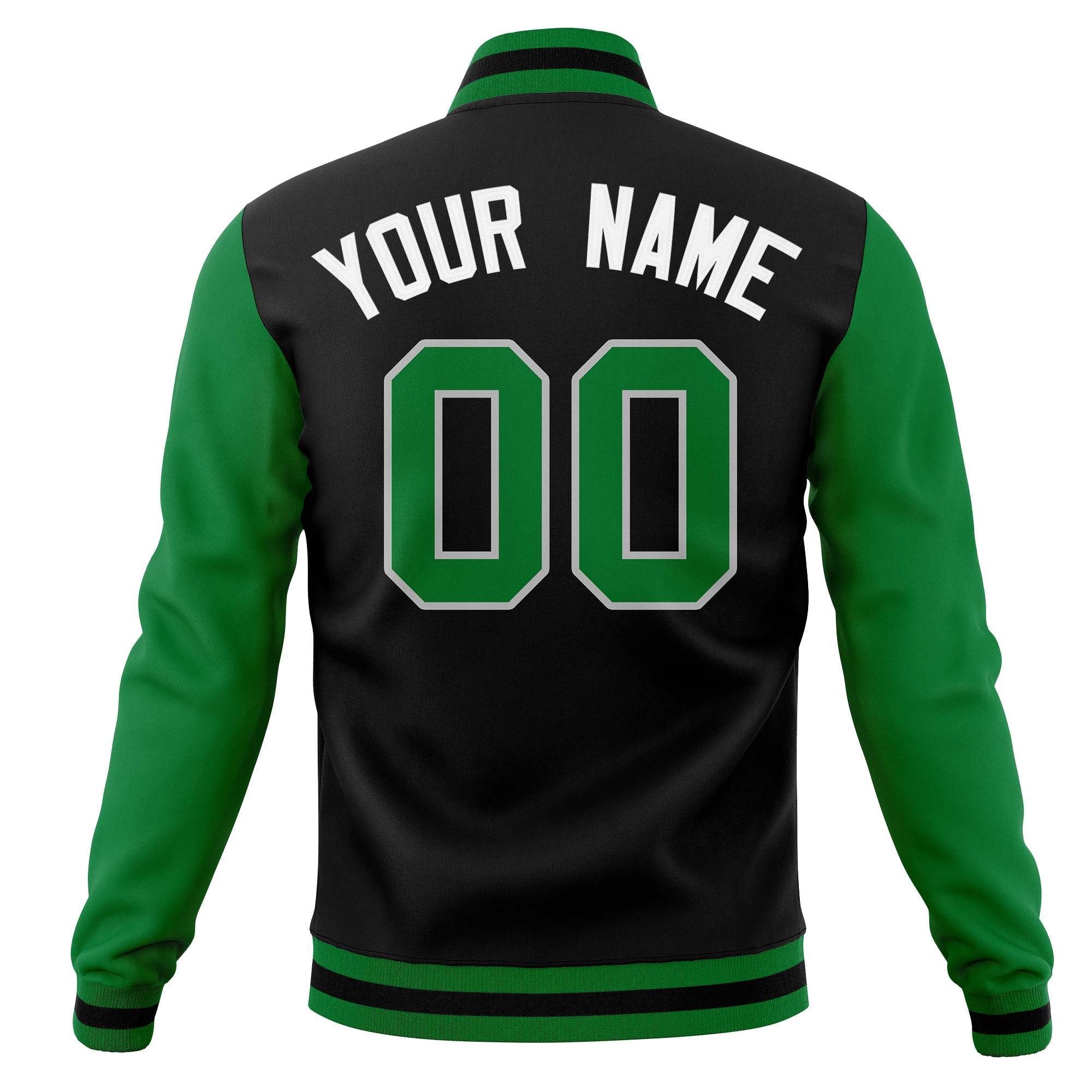 Custom Full-Snap Baseball Coats with Personalized Stitched Varsity Letterman Jacket