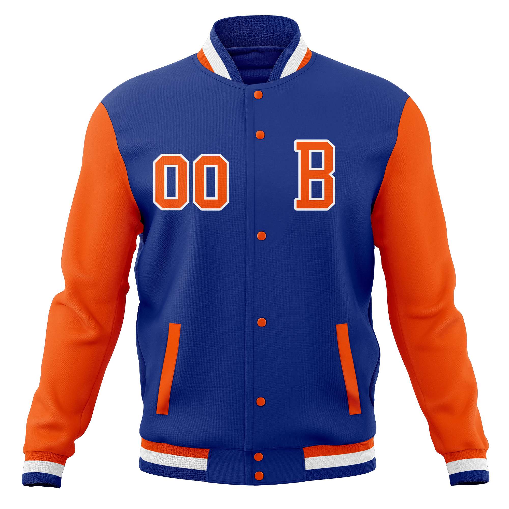 Custom Full-Snap Baseball Coats with Personalized Stitched Varsity Letterman Jacket