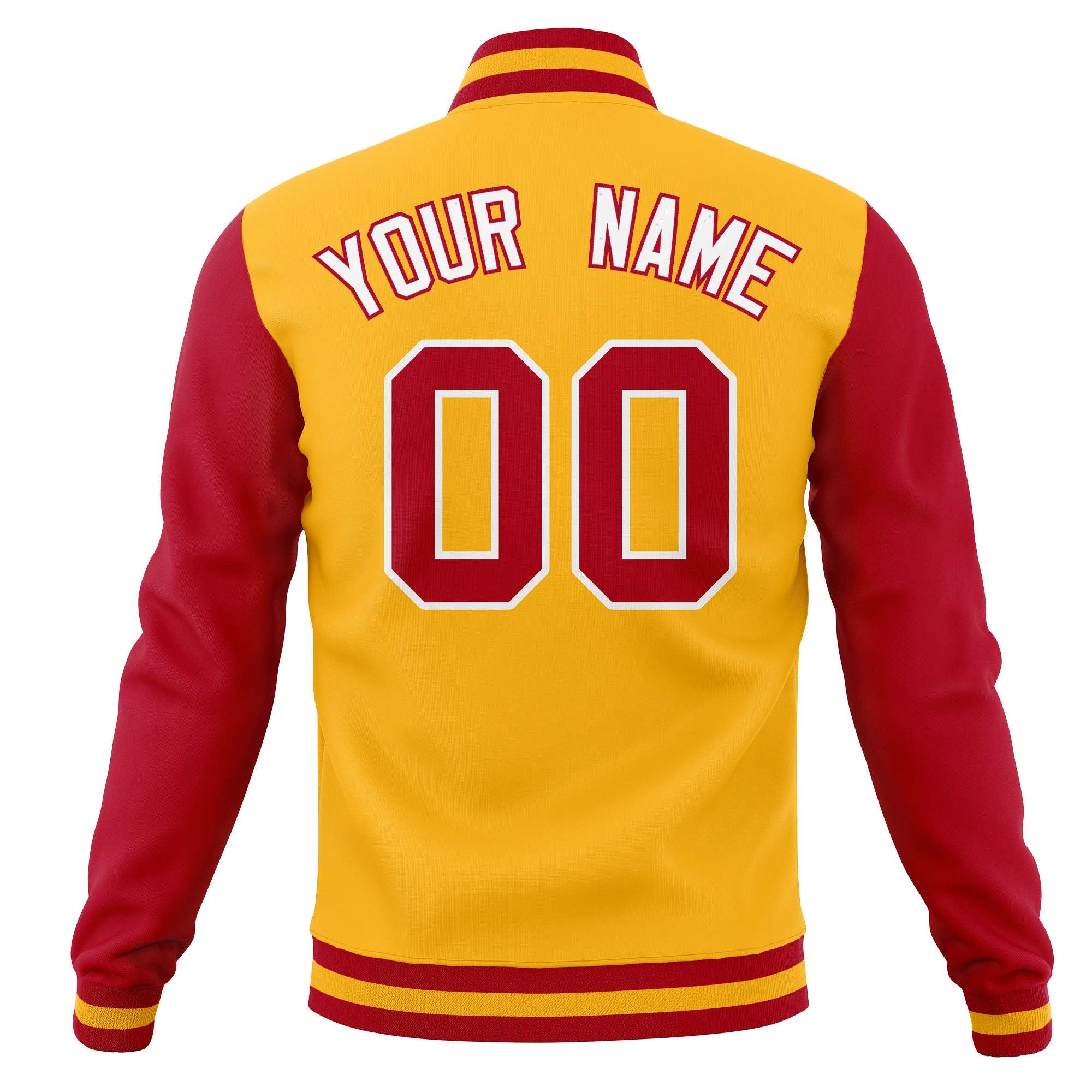 Custom Full-Snap Baseball Coats with Personalized Stitched Varsity Letterman Jacket