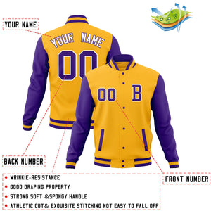 Custom Full-Snap Baseball Coats and Personalized Stitched Varsity Letterman Jackets