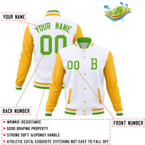 Custom Full-Snap Baseball Coats and Personalized Stitched Varsity Letterman Jackets