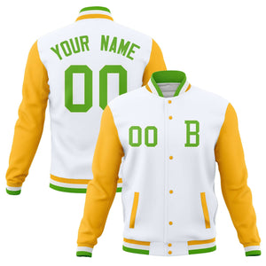 Custom Full-Snap Baseball Coats and Personalized Stitched Varsity Letterman Jackets