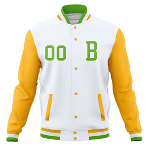 Custom Full-Snap Baseball Coats and Personalized Stitched Varsity Letterman Jackets