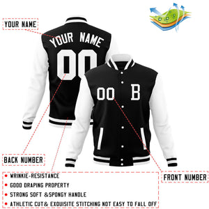 Custom Full-Snap Baseball Coats and Personalized Stitched Varsity Letterman Jackets