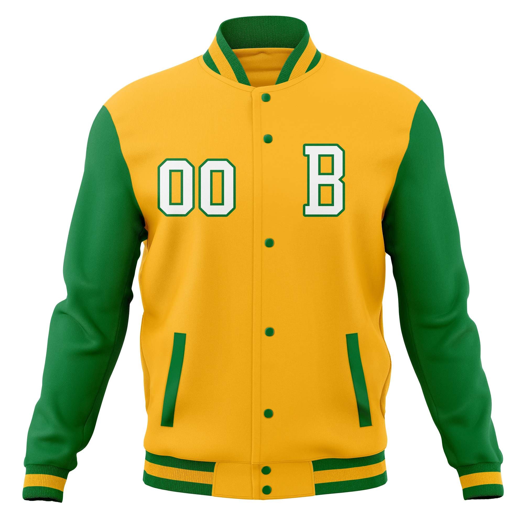 Custom Full-Snap Baseball Varsity Bomber Jackets with Personalized Coats