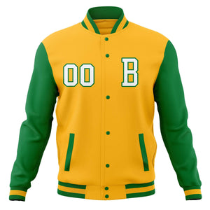 Vestes bomber universitaires de baseball personnalisées avec manteaux personnalisés