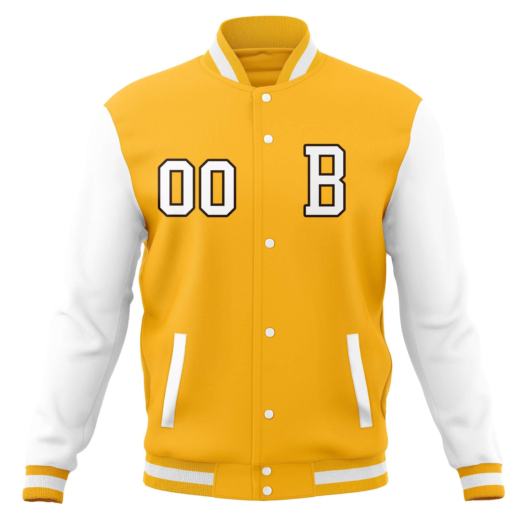 Custom Full-Snap Baseball Varsity Bomber Jackets with Personalized Coats