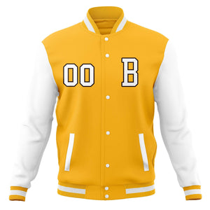 Vestes bomber universitaires de baseball personnalisées avec manteaux personnalisés