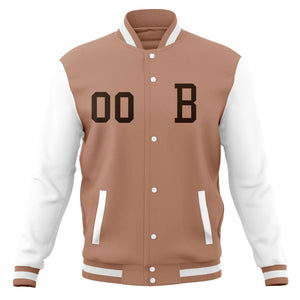 Manteaux de baseball personnalisés avec veste Letterman universitaire cousue personnalisée