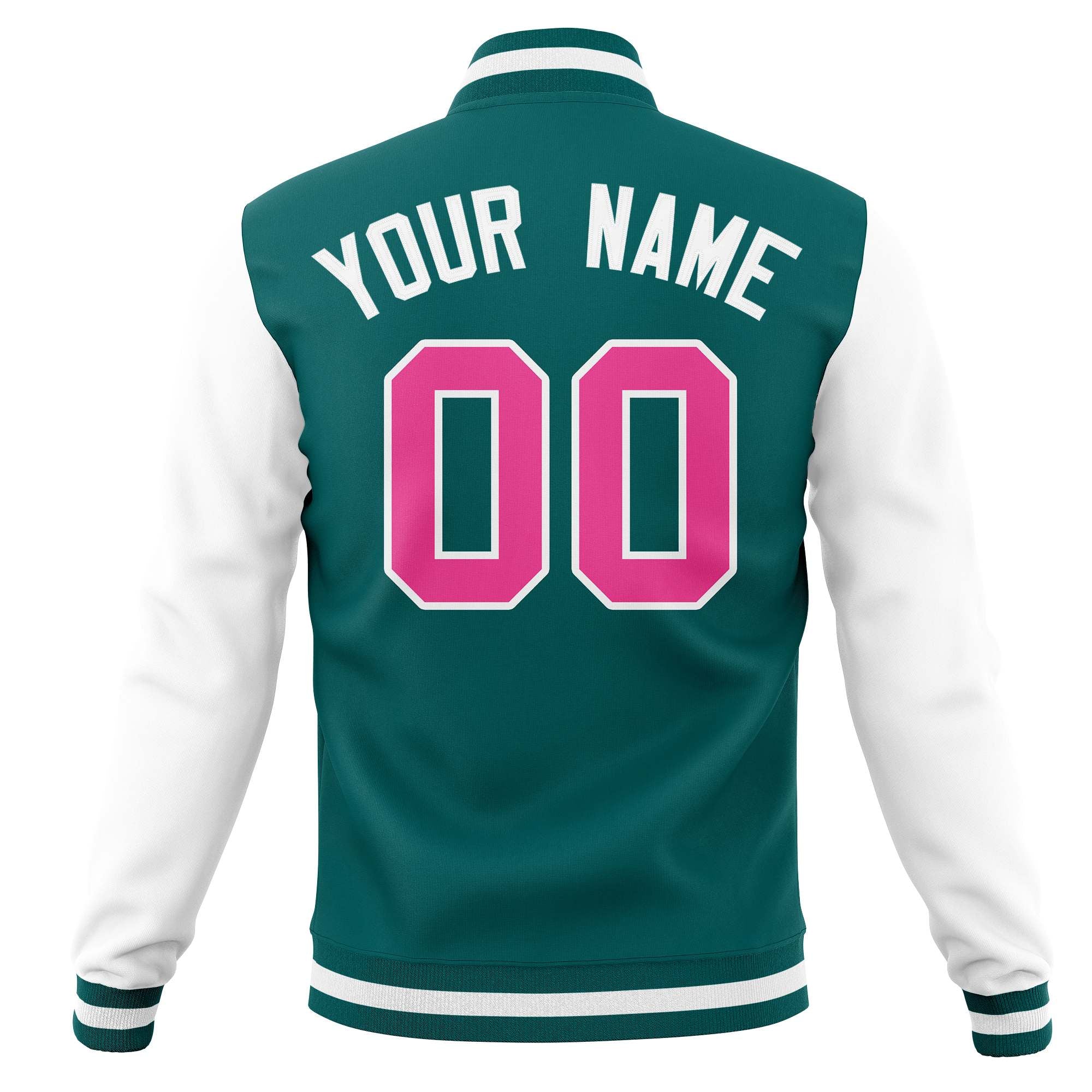 Custom Full-Snap Baseball Varsity Bomber Jackets with Personalized Coats