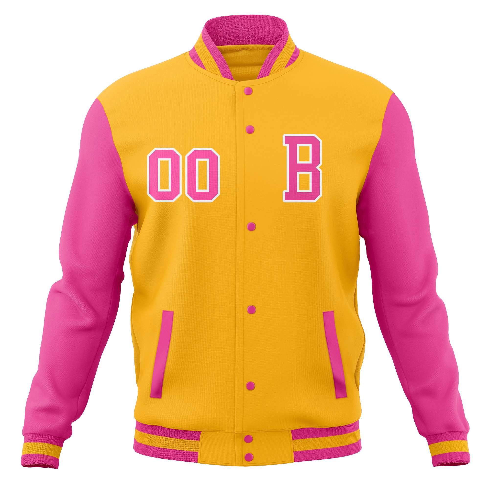 Custom Full-Snap Baseball Coats with Personalized Stitched Varsity Letterman Jacket