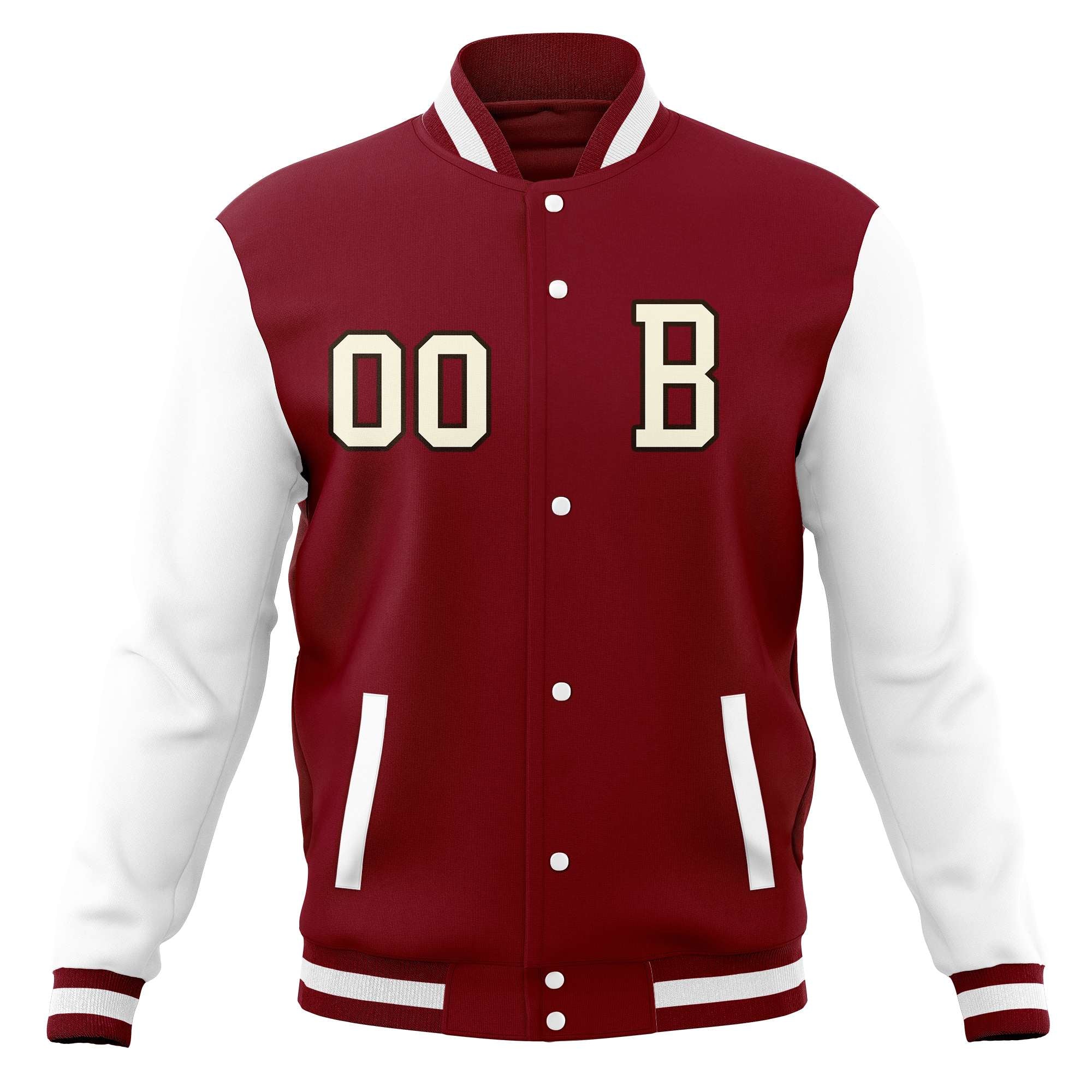 Custom Full-Snap Baseball Varsity Bomber Jackets with Personalized Coats